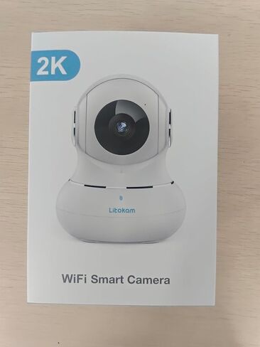 Litokam Security Camera Indoor 2K ، 360 PAN/TILT Cameras for Home Security مع اكتشاف الحركة ، مراقبة الأطفال للحيوانات الأليفة/الكلب مع رؤية ليلية ، 2.4 جيجا هرتز واي فاي مع تطبيق هاتف وصوت ثنائي الاتجاه in Kuwait
