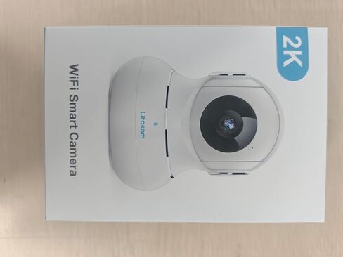 Litokam Security Camera Indoor 2K ، 360 PAN/TILT Cameras for Home Security مع اكتشاف الحركة ، مراقبة الأطفال للحيوانات الأليفة/الكلب مع رؤية ليلية ، 2.4 جيجا هرتز واي فاي مع تطبيق هاتف وصوت ثنائي الاتجاه in Kuwait