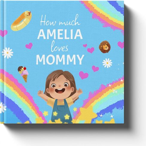 I Love Dad - Gift for Dad from Child - Personalized Children's Book (I Love Daddy) in Kuwait