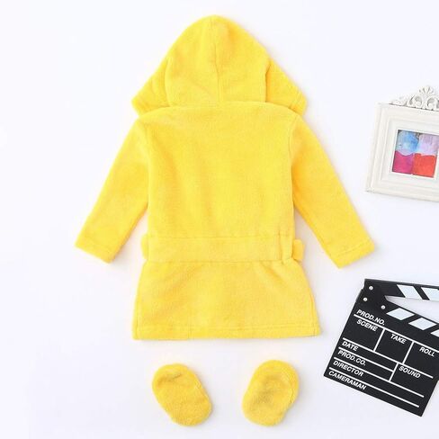 الأطفال r𝐨be و slippers مجموعة الأطفال الأولاد الفتيات الفخمة حمام البطة in Kuwait