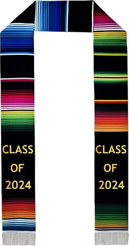 وشاح التخرج المكسيكي الفاخر 2023 | التخرج المكسيكي سرق دفعة 2023 | الفن المكسيكي الأصيل Serape سرق الوشاح المكسيكي للتخرج 2023 | تمتع بمظهر واشعر بأفضل ما لديك في يوم التخرج لعام 2023 in Kuwait
