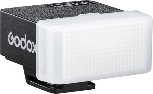 Godox IM20 Mini Flash with Diffuser for Canon, Nikon, Sony, Fuji, Olympus Single-Contact Hotshoe Cameras – Built-in USB-C Charging Battery, 230 Flashes, 5-Level Power Adjustment, Black in Kuwait