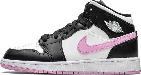 Nike Air Jordan 1 Mid Men's Shoes Black/Fire Red-White DQ8426-060 10.5 in Saudi Arabia