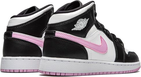 Nike Air Jordan 1 Mid Men's Shoes Black/Fire Red-White DQ8426-060 10.5 in Saudi Arabia