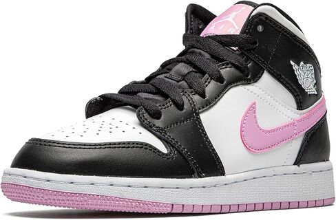 Nike Air Jordan 1 Mid Men's Shoes Black/Fire Red-White DQ8426-060 10.5 in Saudi Arabia