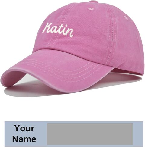 Personalized Toddler Hat for Boys Girls, Custom Name Baseball Cap Embroidery, Personalized Gift Trucker Hat for Kids Adults in Saudi Arabia