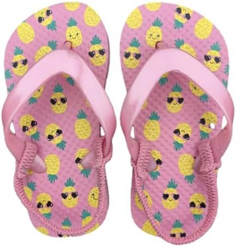 Little Kids Flip Flops with Backstrap Toddler Girls Boys Sandals Slides for Beach Pool in Saudi Arabia