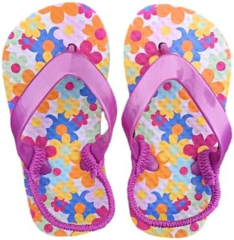 Little Kids Flip Flops with Backstrap Toddler Girls Boys Sandals Slides for Beach Pool in Saudi Arabia