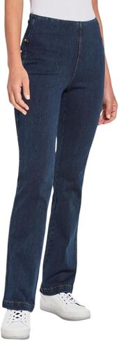 Lyssé womens Baby Bootcut Casual Pants, Black, Medium US in Saudi Arabia