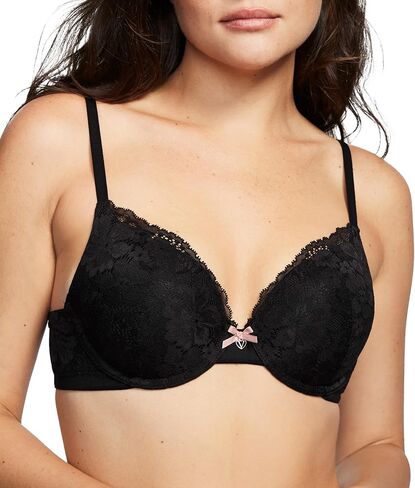Victoria's Secret Perfect Shape Push Up Bra, Full Coverage, Padded, Bras for Women, Body by Victoria Collection, Marzipan (34D) in Saudi Arabia