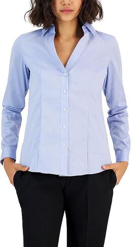 Jones New York Women's Long Sleeve Easy Care Shirting in Kuwait