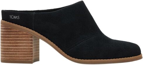 TOMS Evelyn Mule Black Suede 5.5 B (M) in Saudi Arabia