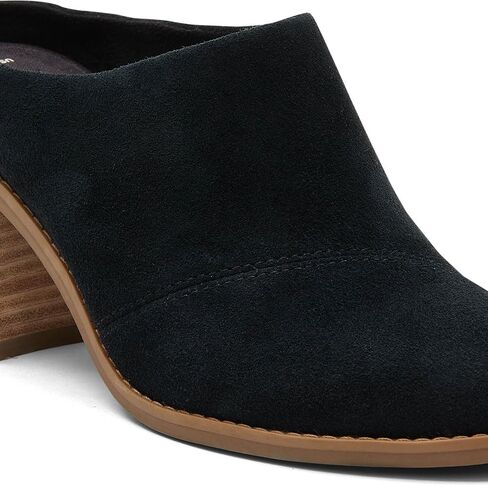 TOMS Evelyn Mule Black Suede 5.5 B (M) in Saudi Arabia
