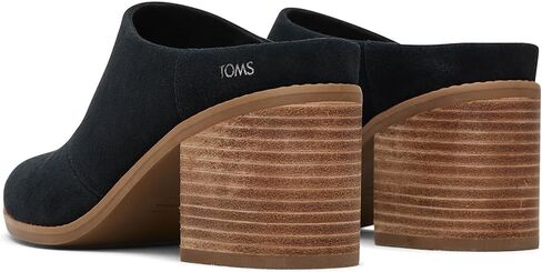 TOMS Evelyn Mule Black Suede 5.5 B (M) in Saudi Arabia