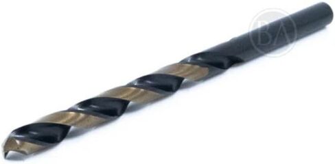 Benchmark Abrasives 11/64", HSS Black & Gold Jobber Length Drill Bits - 12 Pack in Saudi Arabia