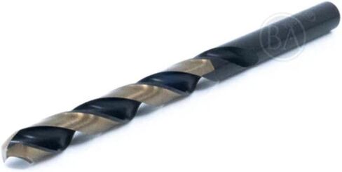 Benchmark Abrasives 11/64", HSS Black & Gold Jobber Length Drill Bits - 12 Pack in Saudi Arabia
