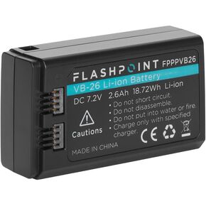 Flashpoint VB-26 Li-ion Battery for The Zoom Li-ion X and Zoom Li-ion III Speedlight Flashes