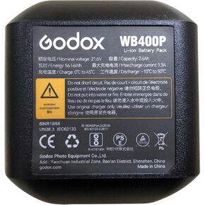 GODOX AD400Pro Battery Replacement, WB400P Battery Replacement, Li-on Battery Pack Only Compatible with AD400Pro Strobe Flash