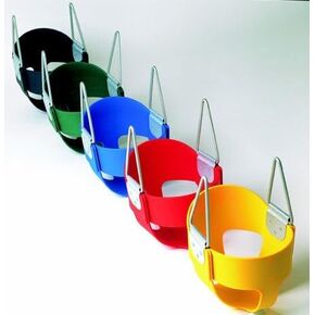Commercial Infant High Back Bucket Seat - Green with Insert