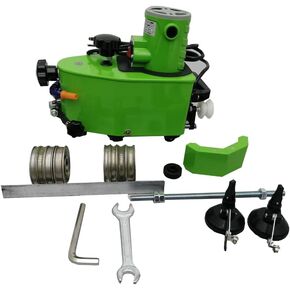 Portable Glass Edging Grinding Machine Straight Round Bevel Electric Edge Trimmer Grinder 110V 800W for Glass, Stone, Ceramics