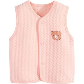 Baby Toddler Reversible Vest Warm Sleeveless Jacket Spring Winter Children Waistcoat Baby Vest 1218