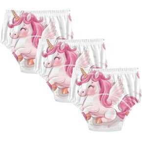 Baby Girls Potty تدريب سراويل داخلية مقاومة للتسرب بين عشية وضحاها سروال تدريب على السراويل للأطفال