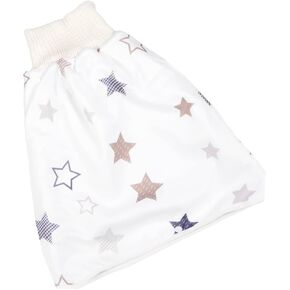 DECHOUS Breathable Baby Training Pants High Waist Diaper Skirt Waterproof Reusable for Infant White