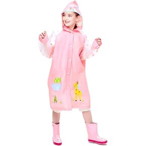 Kids Boys Girls Water Rain Jacket Baby Muddy Buddies Hoodie Rain Coat Poncho Kids Waterproof Coverall Windproof