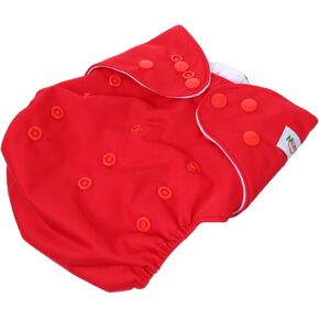 Kisangel Solid Color Reusable Cloth Diapers for Boy Girl Breathable Training Pants Easy Design Comfortable Durable for Sensitive Skin