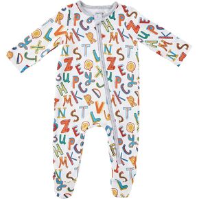Mud Pie Baby Girls Alphabet Sleeper