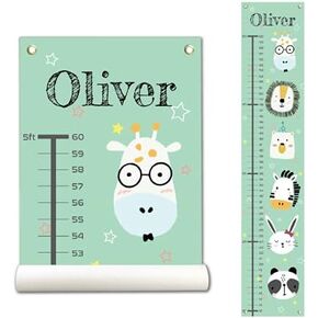 مخطط نمو قماش مخصص للأطفال ، مخطط الارتفاع للأطفال ، لافتة مخطط النمو مع الاسم in Kuwait