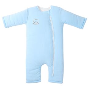 Baby Sleep Sack with Legs Winter 0-6 Months 2.5 Tog, Ultra Soft Cotton Wearable Blanket Sleeping Bag Sack Easy Diaper Changing Transitional Sleep sacks Unisex Newborn Infant Babies Toddlers Girls Boys