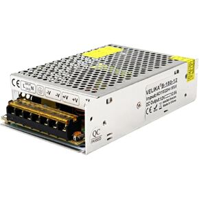 Led 12V 150W Power Supply Adapter with Cooling Fan, Constant Voltage Power Supply for Led Lighting and Surveillance Systems