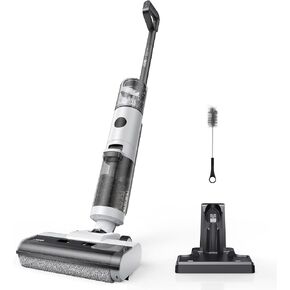 JONR ED12 Wet Dry Vacuum Cleaner,Cordless Floor Cleaning Suitable for Combination of Hard Floor Vacuum Cleaner and Mop,one click self-cleaning,0.1 inch Edge Cleaning,Easy to Clean Dust,Spills,Pet Hair