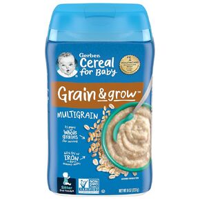 Gerber Baby Cereal Multigrain Baby Cereal, 8 Ounce