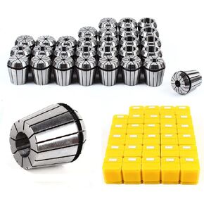 22pcs ER40/ER32 Industrial Precision Spring Collet Set for Milling & Engraving Machines