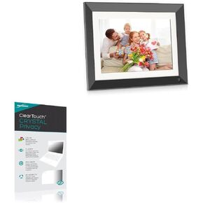 BoxWave Screen Protector Compatible with FULLJA Digital Picture Frame (32 in) - ClearTouch Crystal Privacy (2-Pack), Privacy Screen Protector Flexible Film Clear
