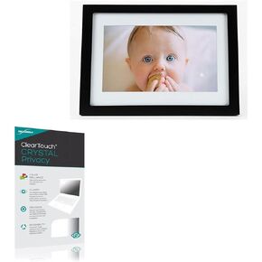 BoxWave Screen Protector Compatible with Skylight WiFi Digital Picture Frame 916496 (10 in) - ClearTouch Crystal Privacy (2-Pack), Privacy Screen Protector Flexible Film Clear
