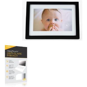 BoxWave Screen Protector Compatible with Skylight WiFi Digital Picture Frame 916496 (10 in) - ClearTouch Anti-Glare Privacy (2-Pack), Privacy Screen Protector Flexible Film Anti-Glare