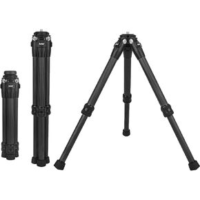 شجاع القلب الحقيقي ألياف الكربون 3model Micro Desktop Mini Tripod لـ Insta360 Insta 360 x5 x3 x3 x2 r x go 2 One r rs for GoPro Hero 11 10 9 8 7 6 5 4 3 for DJI Action Camera Assories (Black)