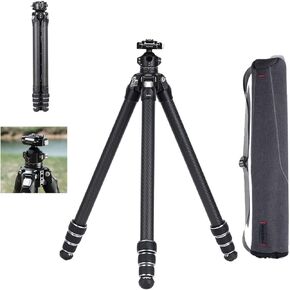 FALCAM TreeRoot Quick Lock Lite Camera Carbon Fiber Tripod with Ball Head Payload 3kg/6.6lbs (C141K-301)-T00A4903