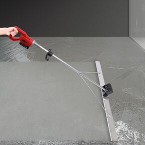 21V Electric Screed, Cordless Concrete Wet Screed, Concrete Finish Vibrating Tool, Vibrating Screed with 59 Inch Screed Blade Ruler.