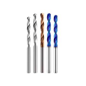 60mm Length Carbide Drill CNC Hole Making Drilling Tool Diameter 1mm-6mm for Metal Steel(BL2060,5.4X60L_1PCS)