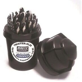 TWISTER-XL28 Replacement fits/for Champion TWISTER-XL28 15 Piece Mechanics Length Drill Bit Set