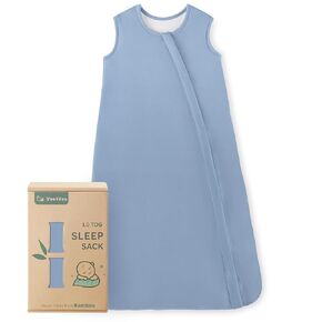 Yoofoss Rayon Made from Bamboo Baby Sleep Sack 6-12 Months 1.0 Tog Baby Wearable Blanket, Super Soft Infant Toddler Sleeping Sack 2-Way Zipper