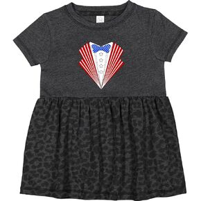 inktastic Star Spangled Tuxedo for Fourth of July Infant Dress