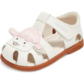 Toddler Girls Sandals Mary Jane Dress Shoes School Dress Shoes Mary Jane Princess Flats White/pink18