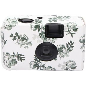 1 Set Cartoon Camera with 17 Sheets Film Portable Once Pictures Taking Fool Optical Cameras