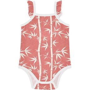 FRODOTGV Red Trees Baby Bodysuits Girl Cotton Clothes Soft Baby Girl Undershirts for Baby 0-24 Months 3M