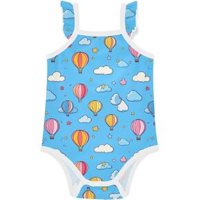 Baby Clothes Soft for Baby Infant Toddler Girls Blue Sky Hot Air Balloon para ni?o